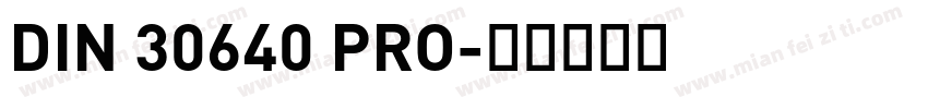 DIN 30640 PRO字体转换